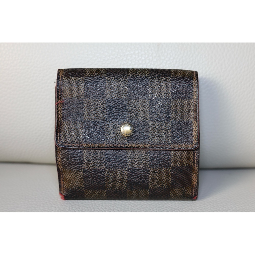 Louis Vuitton Damier Ebene Elise Wallet